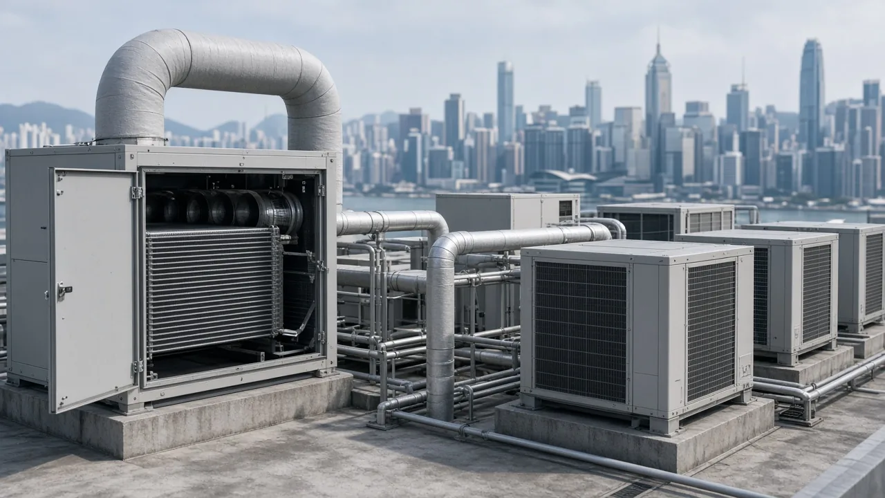 Air-conditioning and ventilation plant serviced under 3form facility maintenance